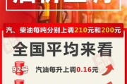成品油17日又涨价了，加满一箱油多花8元